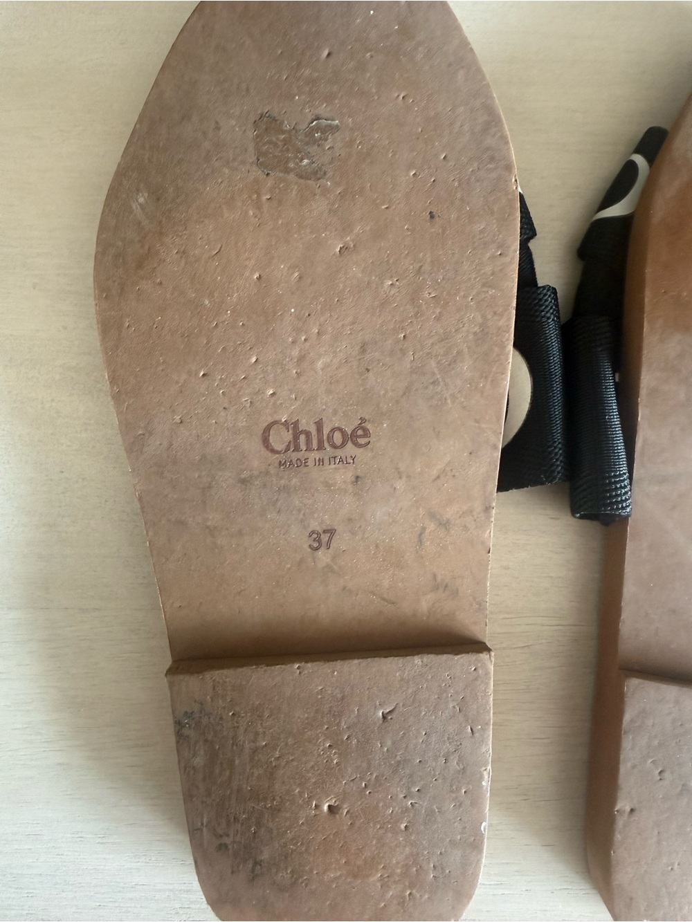 Chloé Woody Black Slide Sandals - Picture 5 of 5